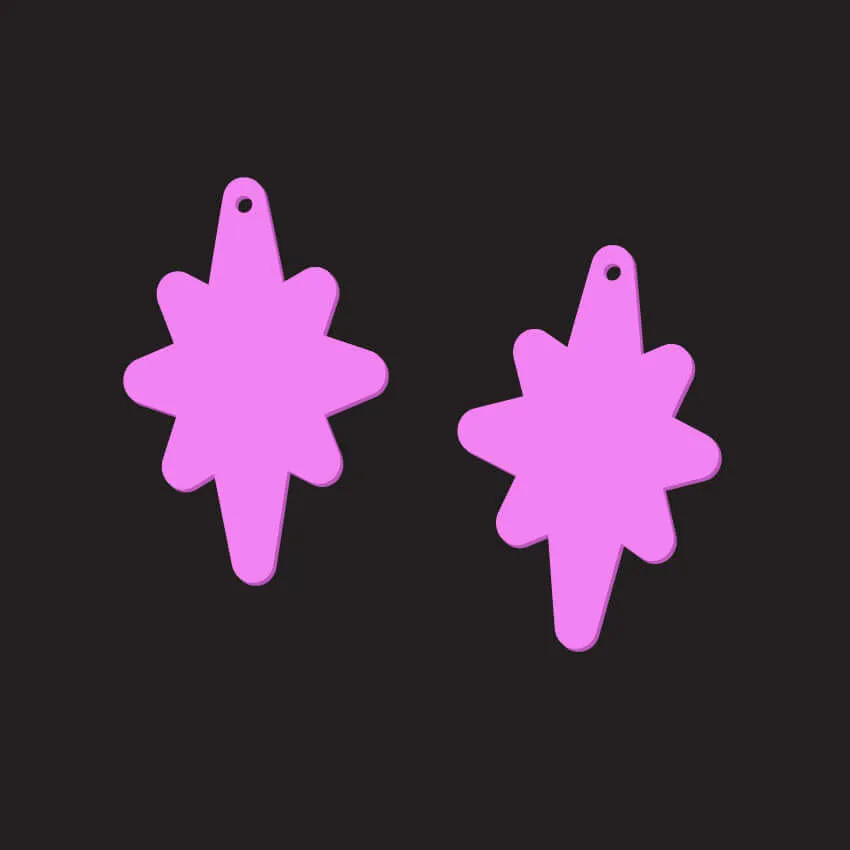 © Bright Stars - 2 Pair Set -2 sizes