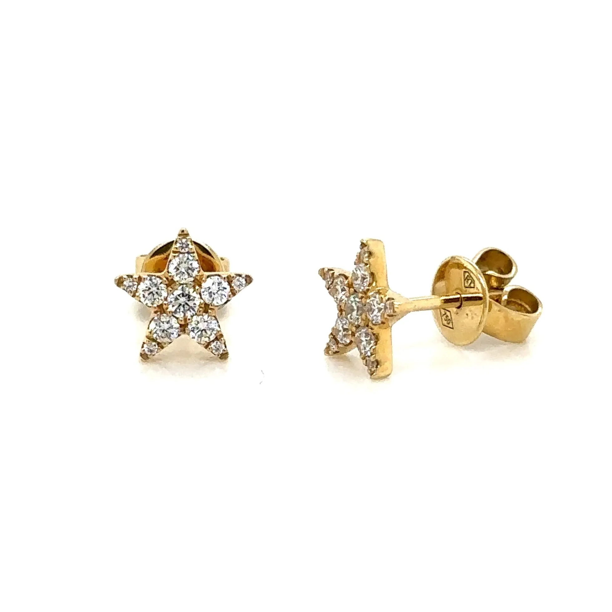 0.31ct tw Diamond Star Stud Earrings