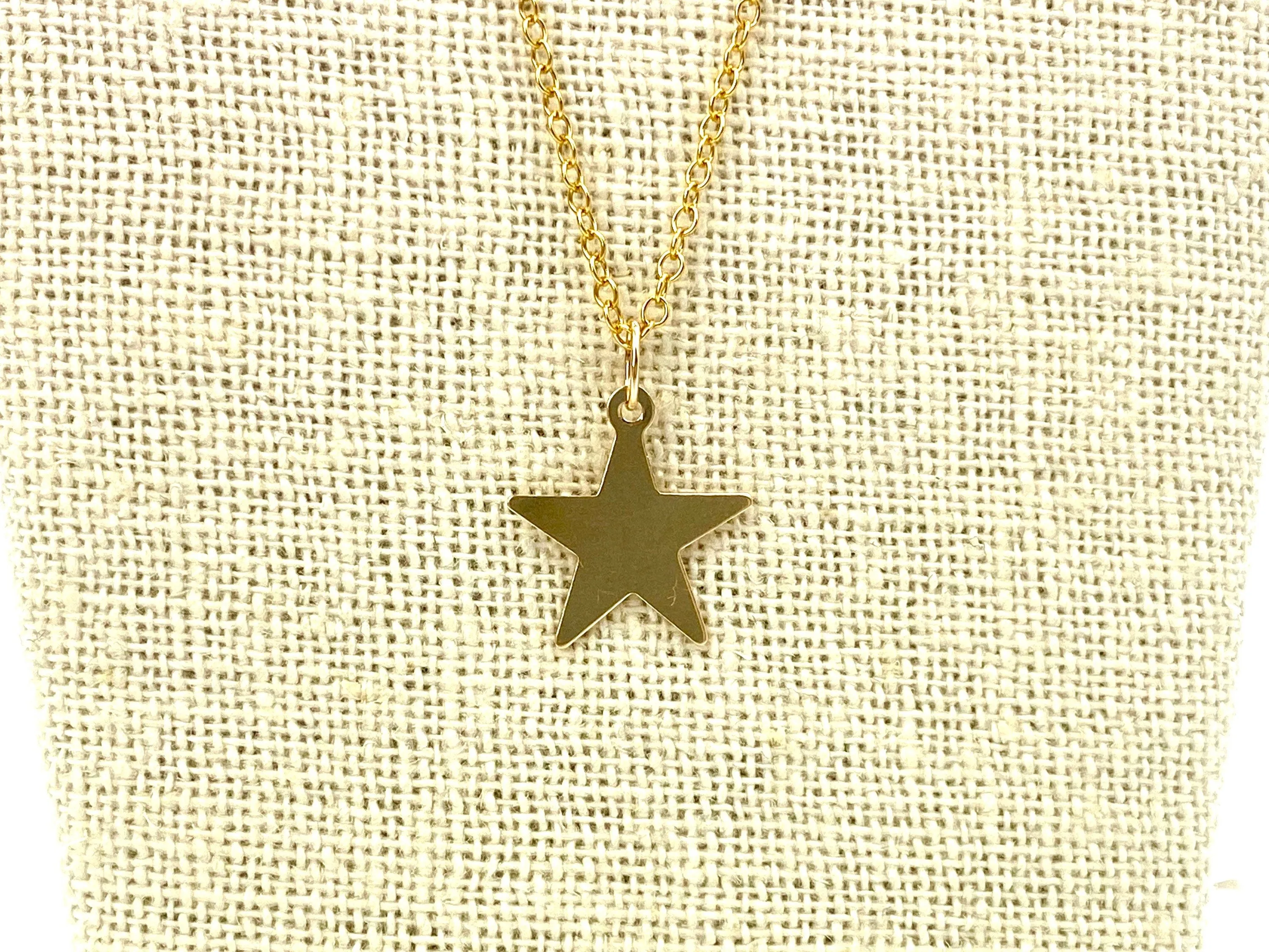 14KGF Star Charm , Sku#1456-C