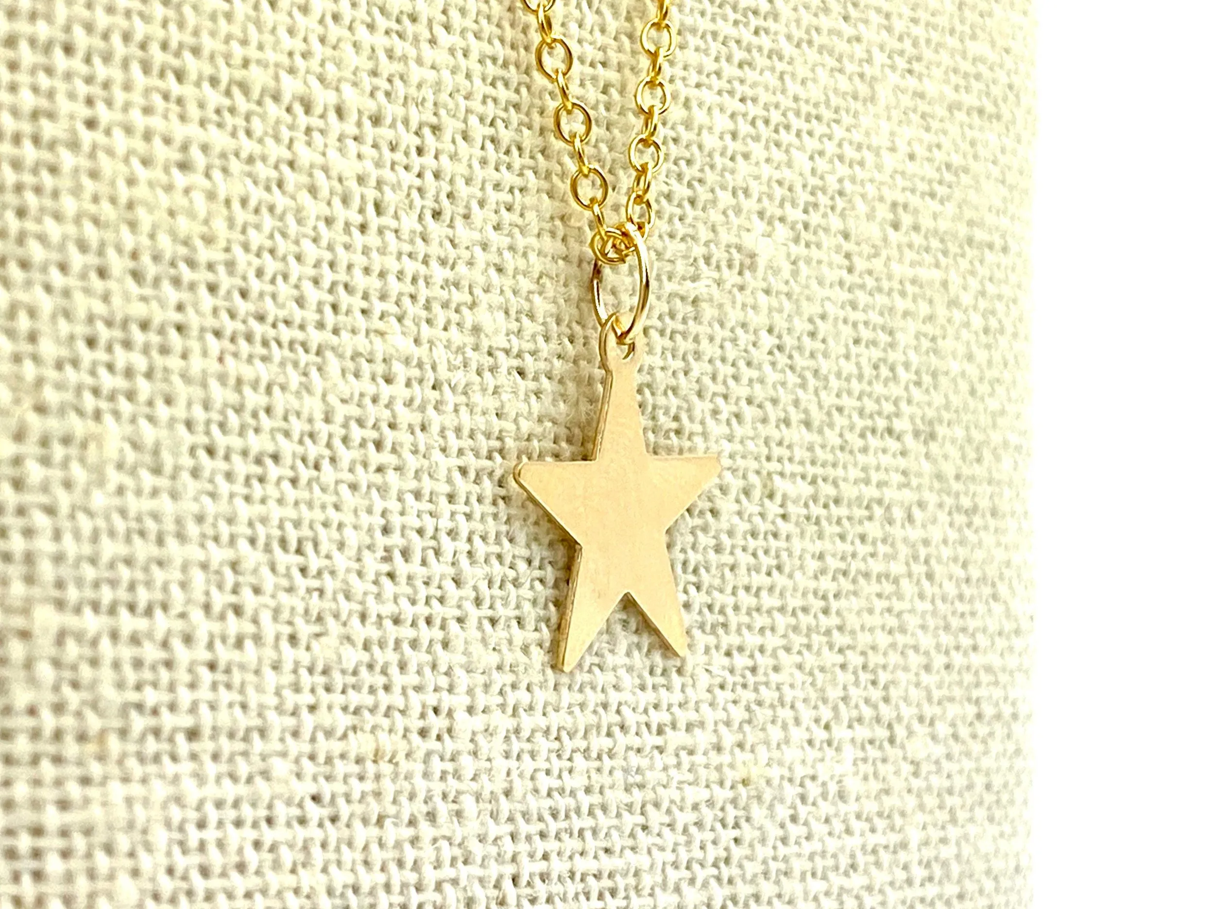 14KGF Star Charm , Sku#1456-C