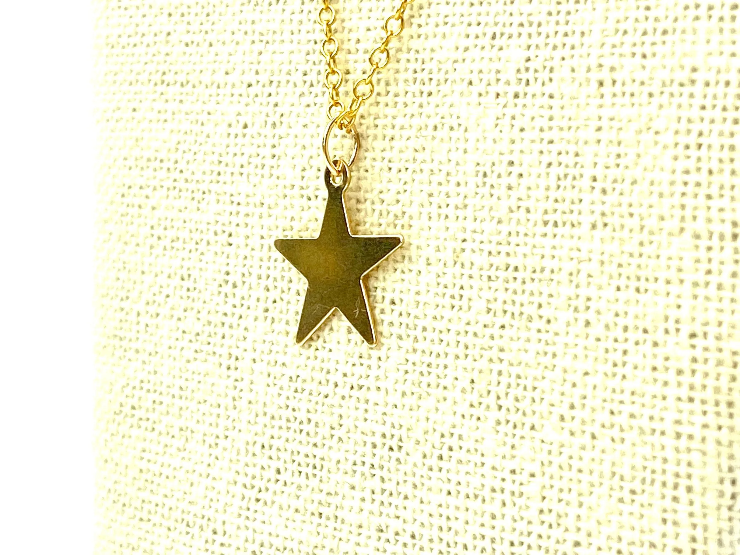 14KGF Star Charm , Sku#1456-C