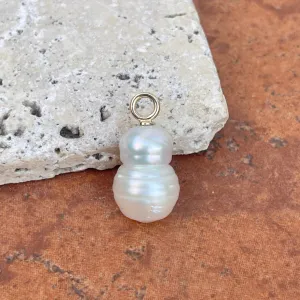 14KT Yellow Gold Paspaley South Sea Pearl Simple Pendant 13mm #11