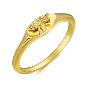 18K Gold Plated Bee Ring