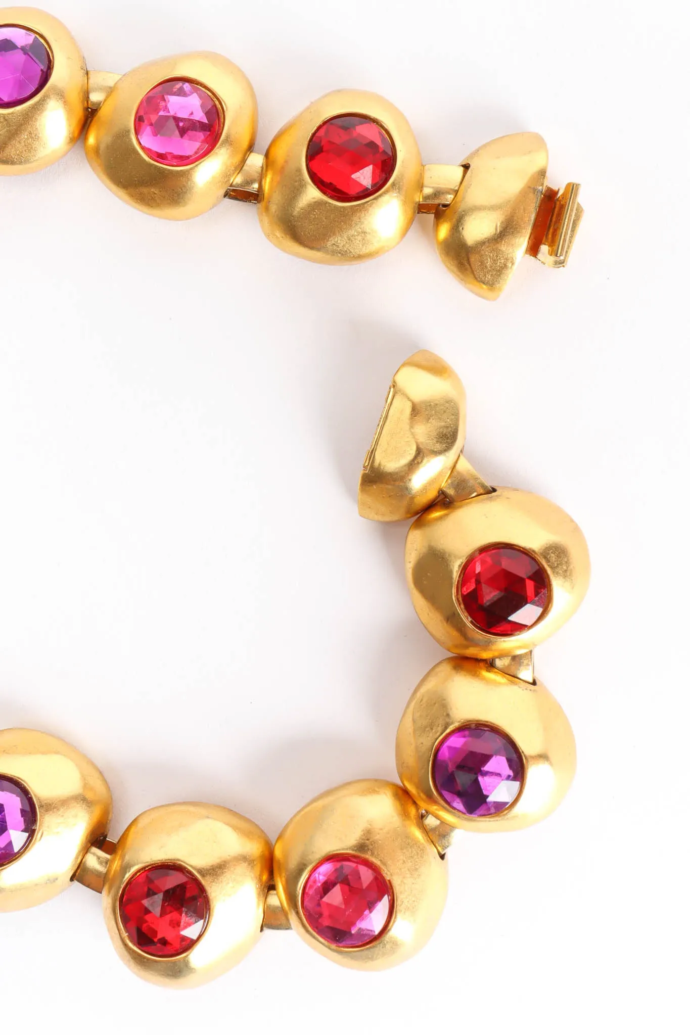 1980s Rock Rhinestone Necklace