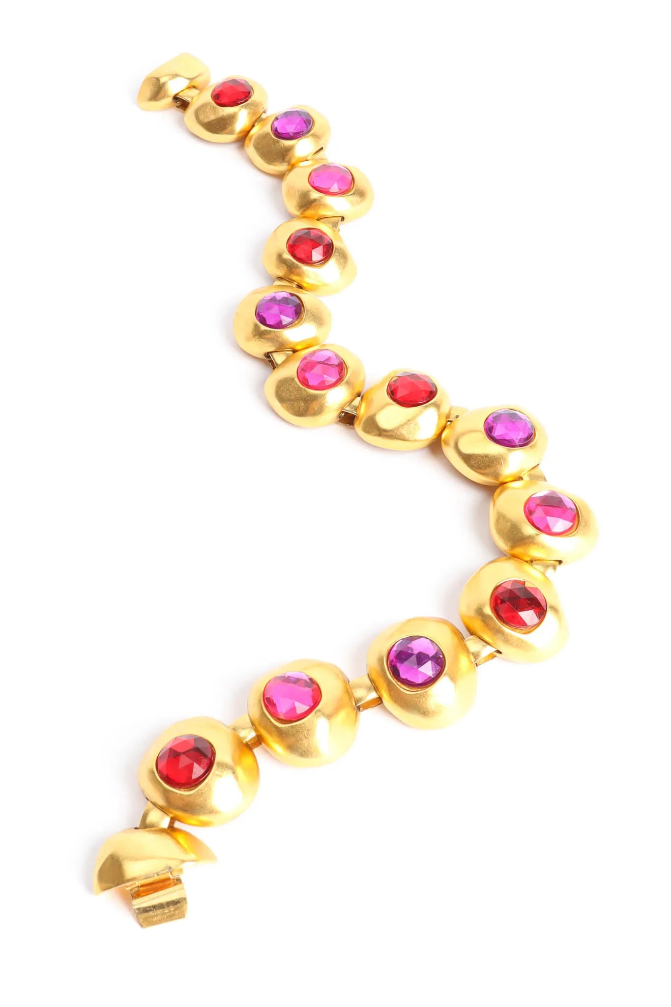 1980s Rock Rhinestone Necklace
