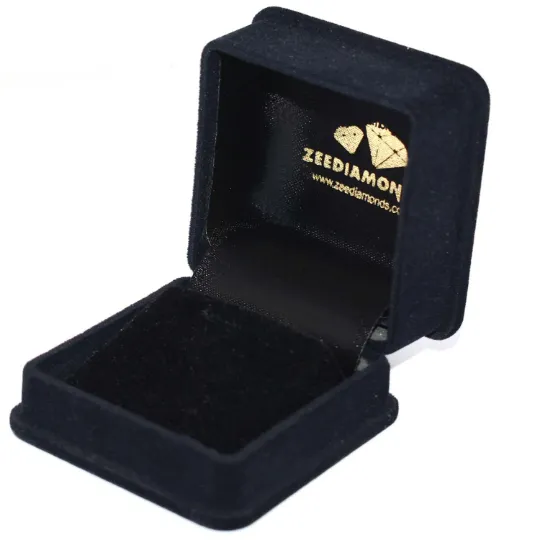 3.15 Ct Black Diamond Designer Pendant with Black Accents on Loop, Full of Fire & Great Shine