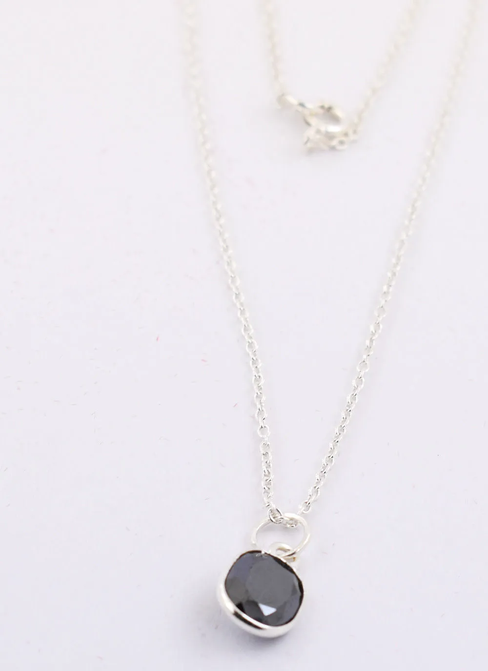 4 Ct AAA Certified Oval Shape Black Diamond Solitaire Pendant in Sterling Silver- Great Sparkle