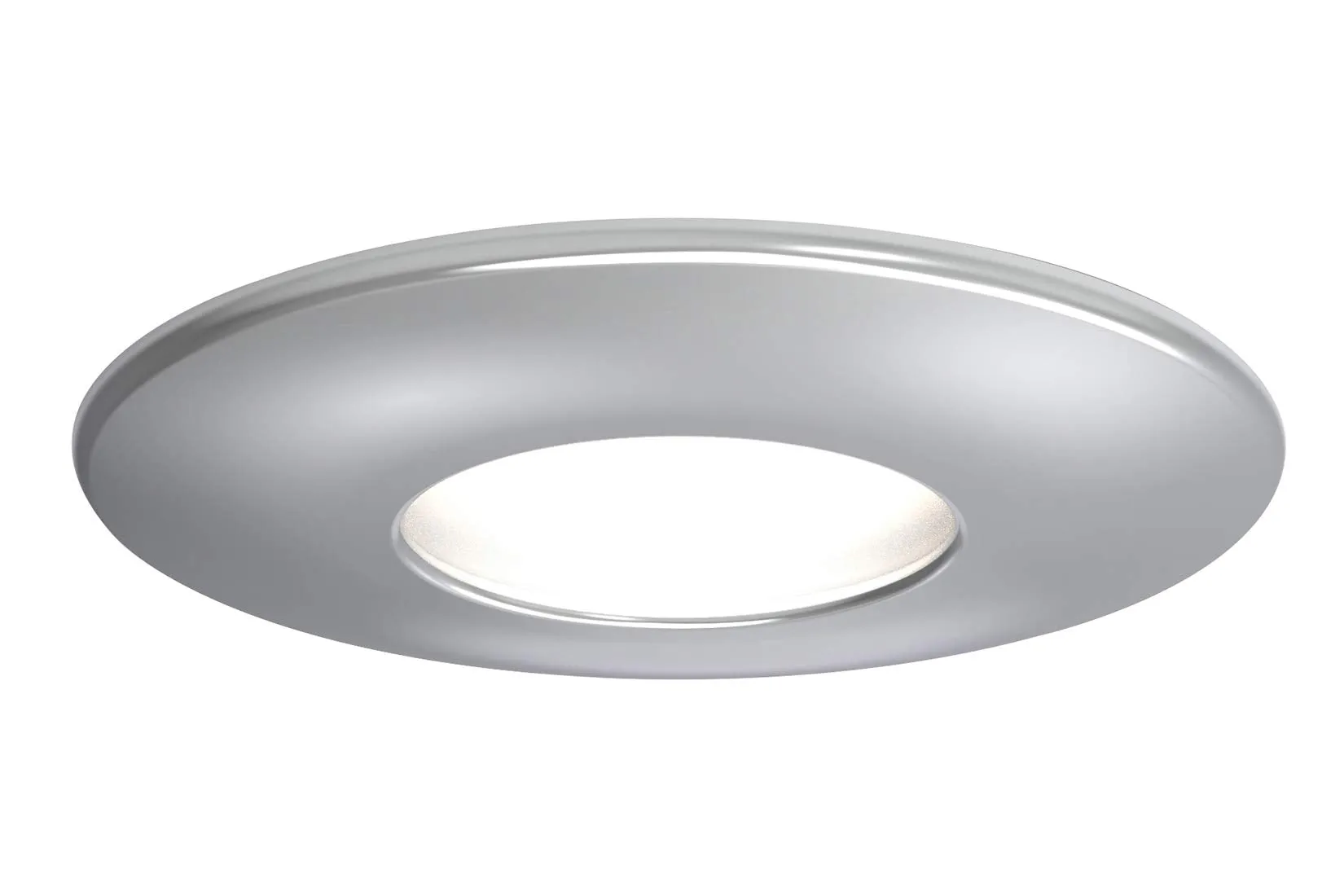 4lite Smart Wiz Connected IP20 GU10 Fire Rated Downlight 4.9w 345lm WiFi Bluetooth Dimmable Chrome Bezel Cool White Warm White Daylight 4L1/2213