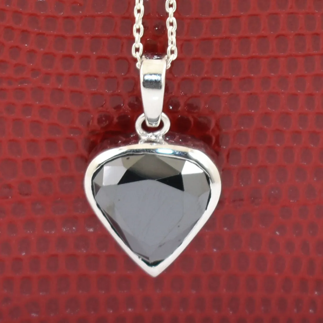 5 Ct Certified Black Diamond Solitaire Pendant in 925 Sterling Silver, Excellent Quality with Great Shine