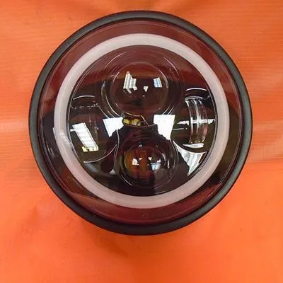 7" DAYMAKER Yamaha Royal Star Venture BLACK with AMBER Halo Projector HID LED Light Bulb Headlight Motorcycle