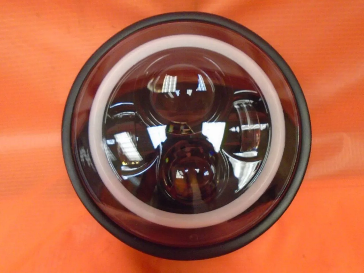 7" DAYMAKER Yamaha Royal Star Venture BLACK with AMBER Halo Projector HID LED Light Bulb Headlight Motorcycle