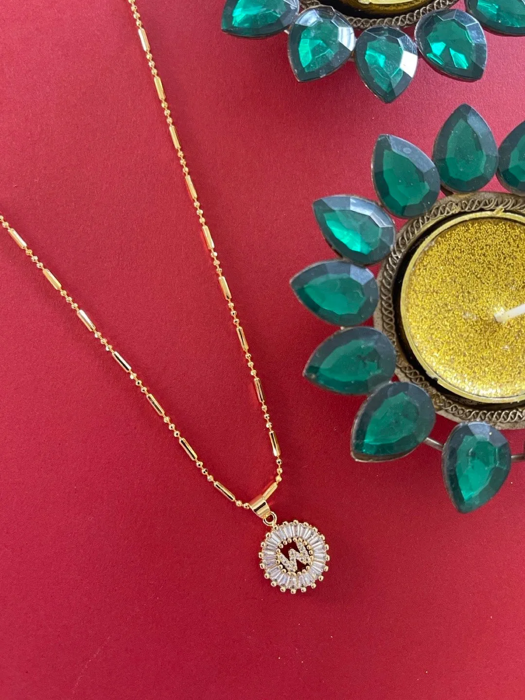 A-Z Personalized Locket Pendant | Custom Letter Necklace | All Alphabets