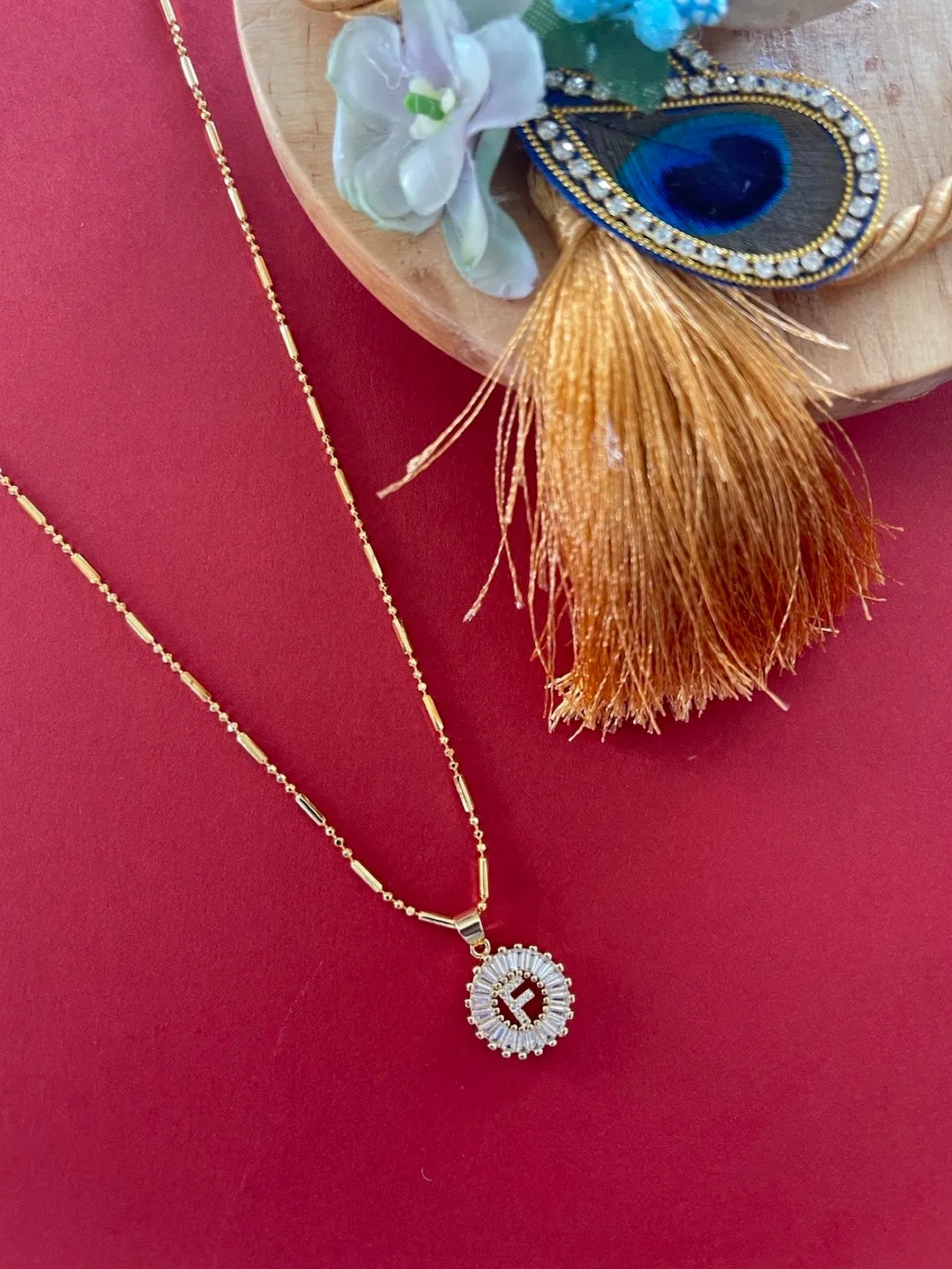 A-Z Personalized Locket Pendant | Custom Letter Necklace | All Alphabets