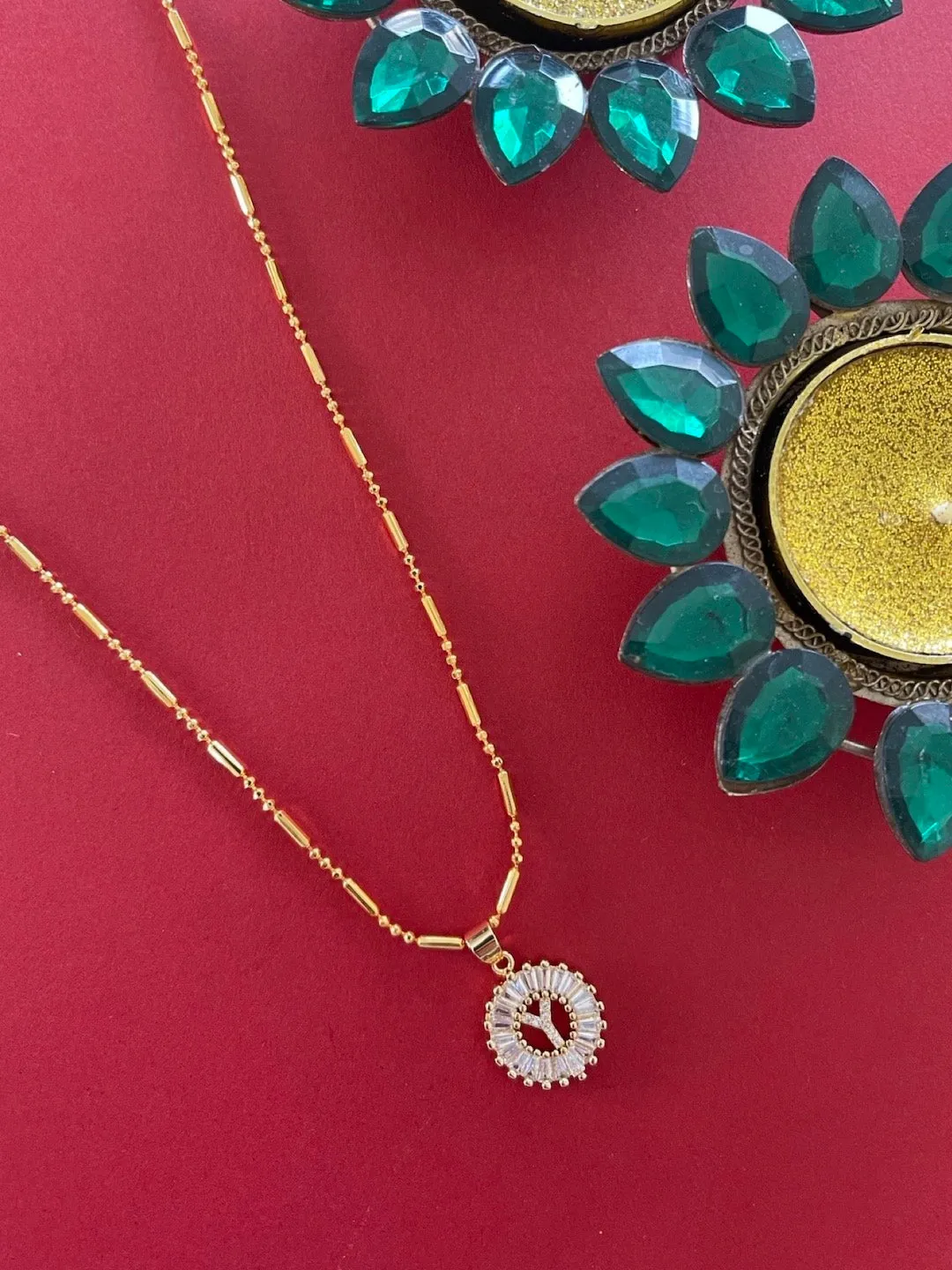 A-Z Personalized Locket Pendant | Custom Letter Necklace | All Alphabets