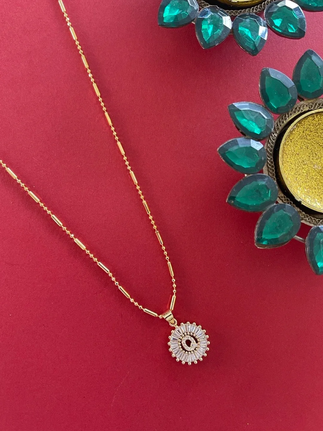 A-Z Personalized Locket Pendant | Custom Letter Necklace | All Alphabets
