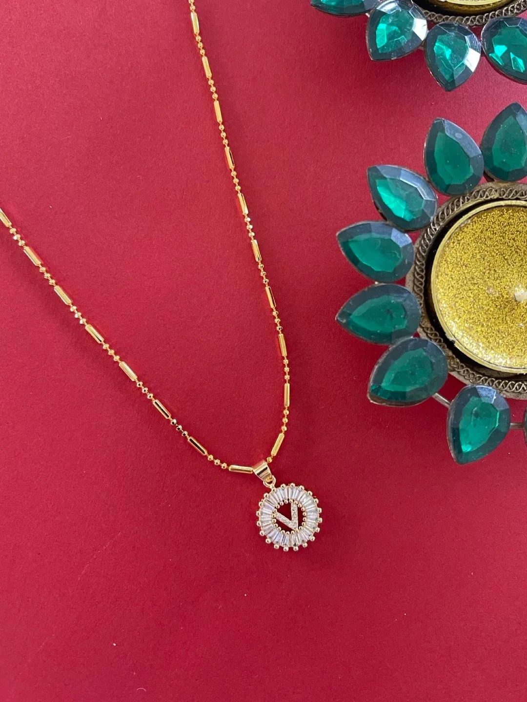 A-Z Personalized Locket Pendant | Custom Letter Necklace | All Alphabets