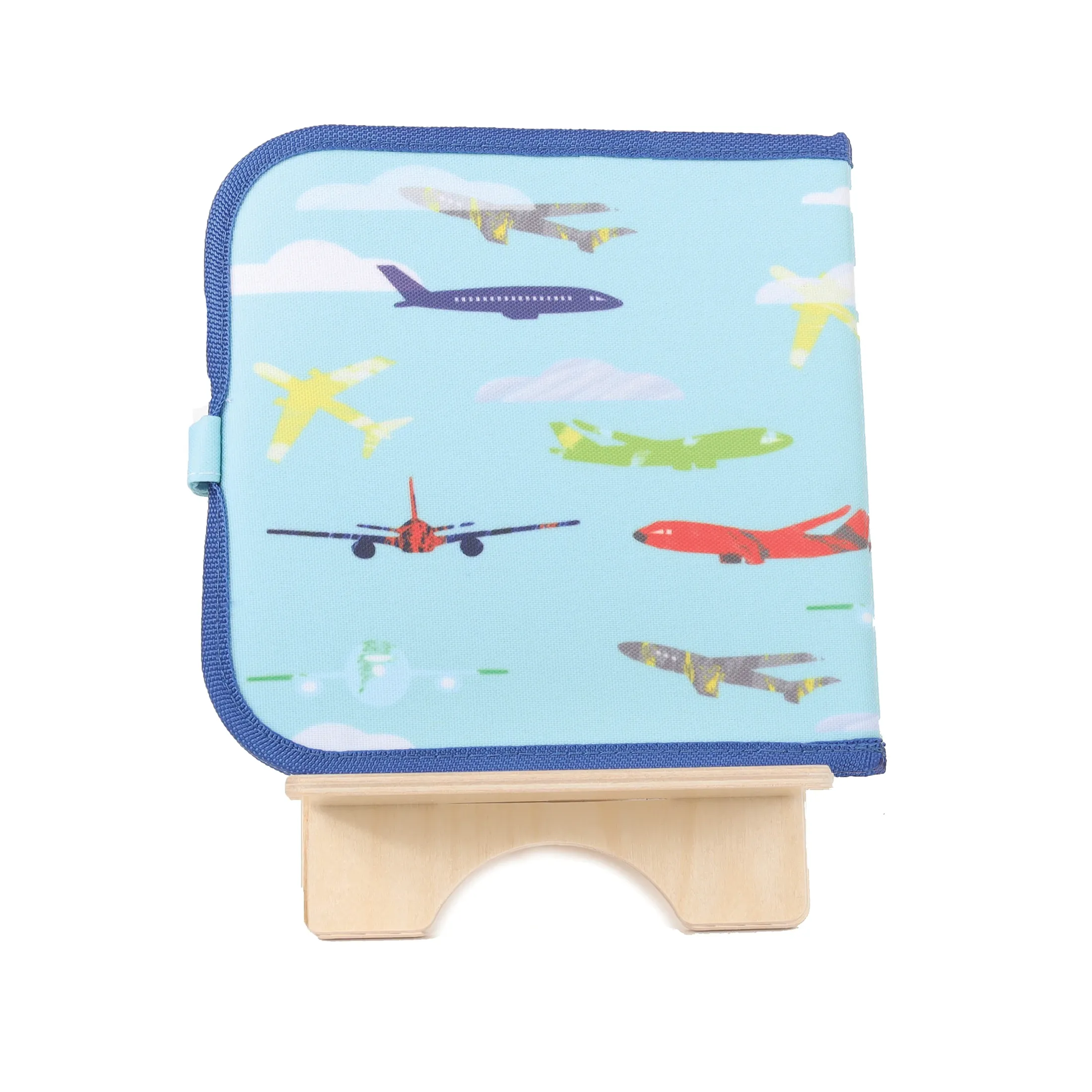 Airplane Reusable Dry Erase, Wipe Clean Activity Book