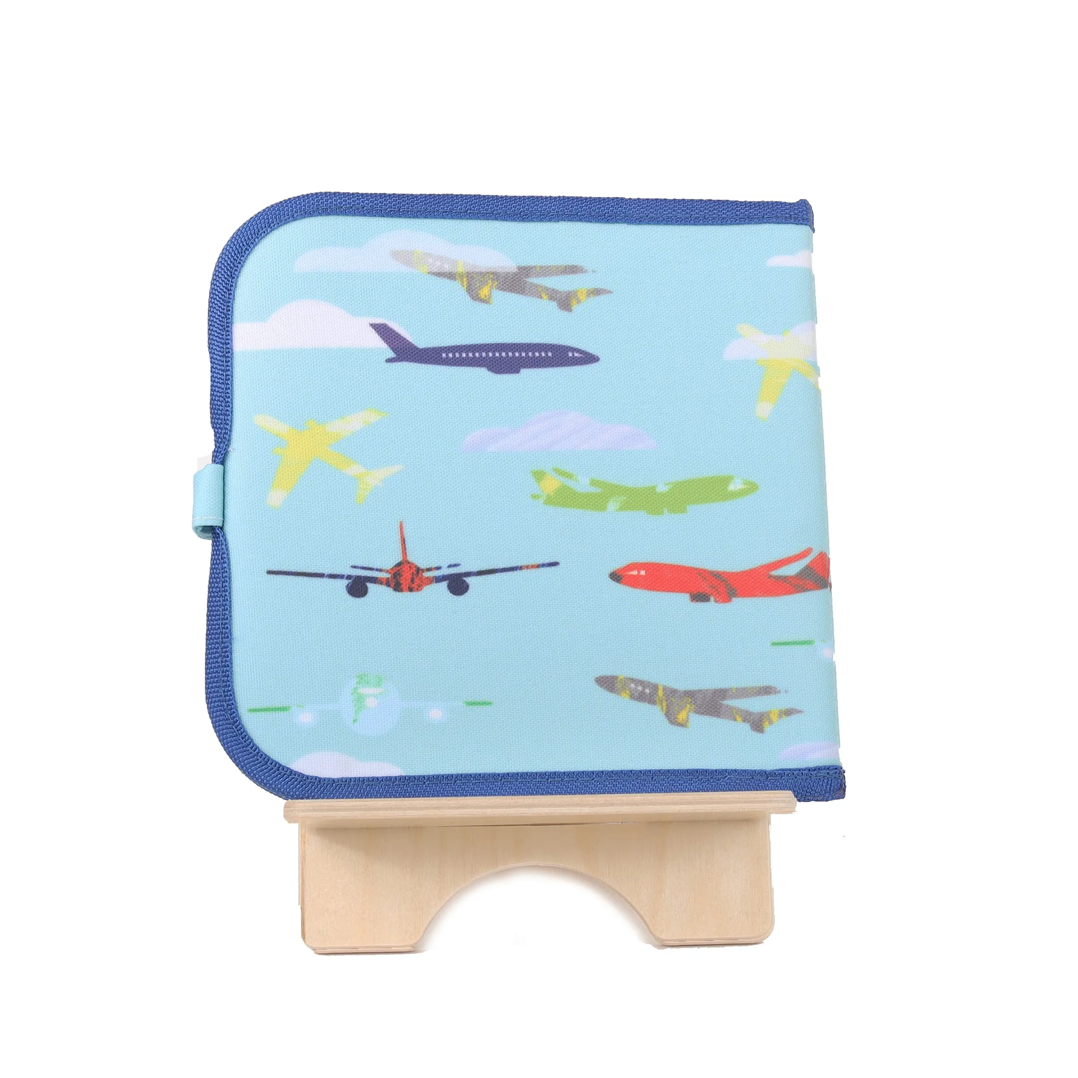 Airplane Reusable Dry Erase, Wipe Clean Activity Book