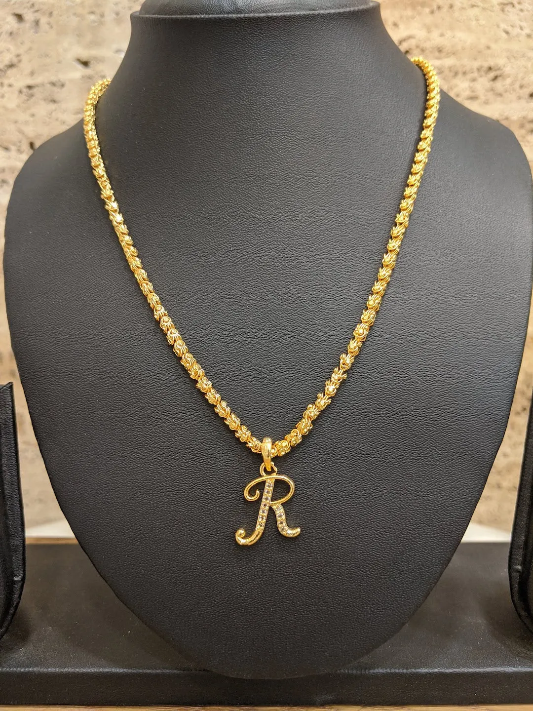 Alphabet A-Z Custom Letter Name Necklace