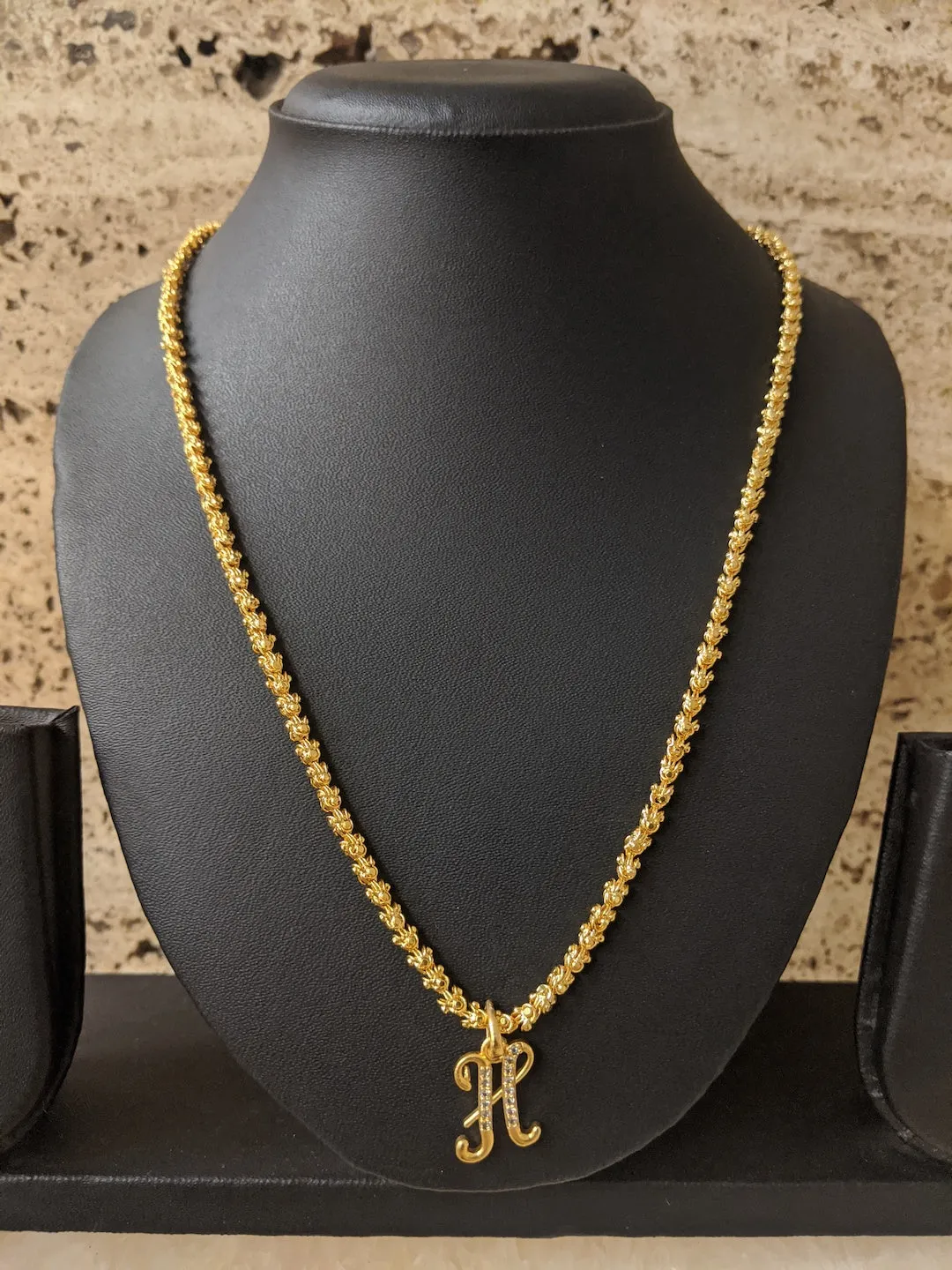 Alphabet A-Z Custom Letter Name Necklace