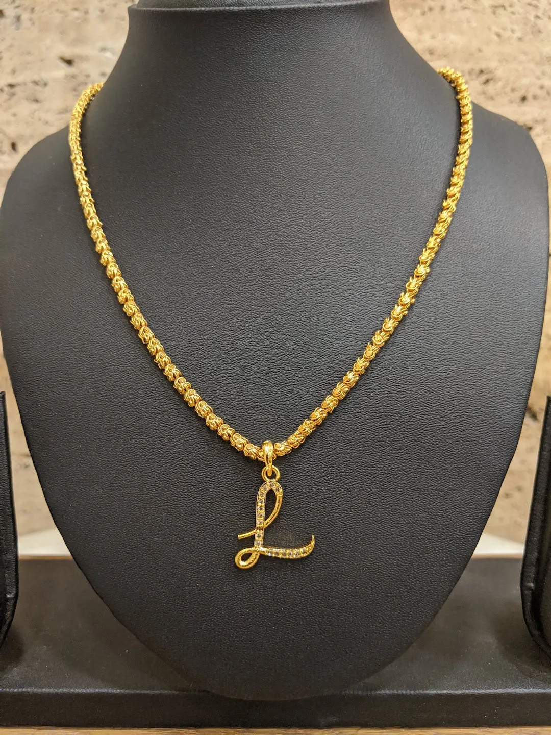Alphabet A-Z Custom Letter Name Necklace