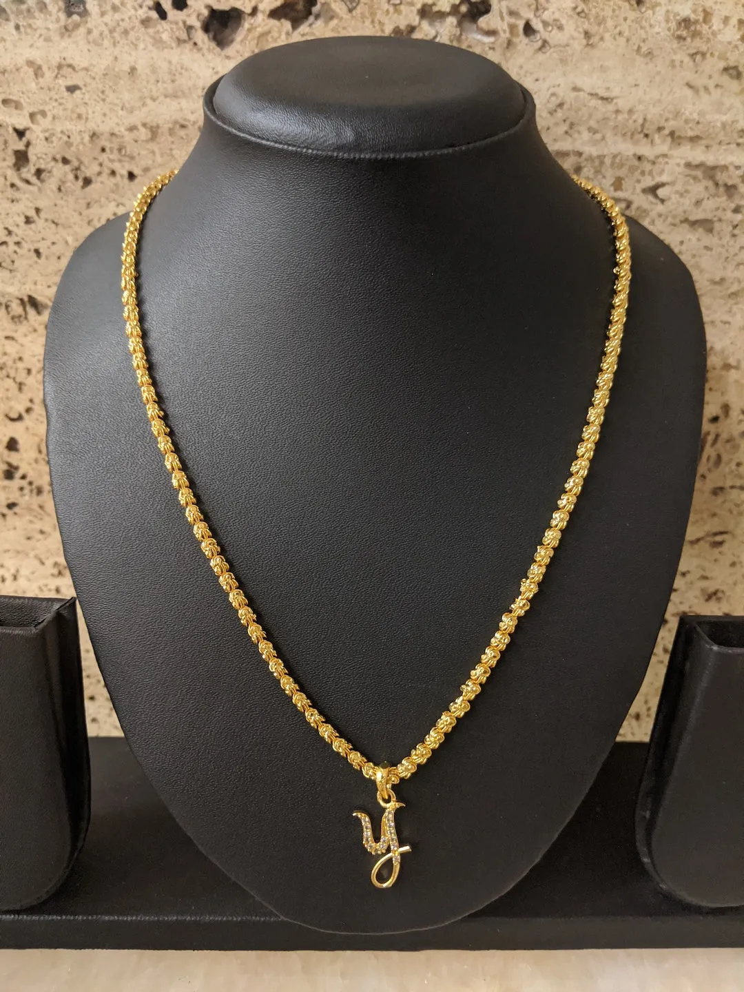 Alphabet A-Z Custom Letter Name Necklace