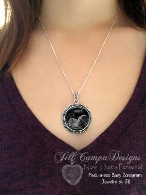 Baby SONOGRAM Necklace, Ultrasound Pendant