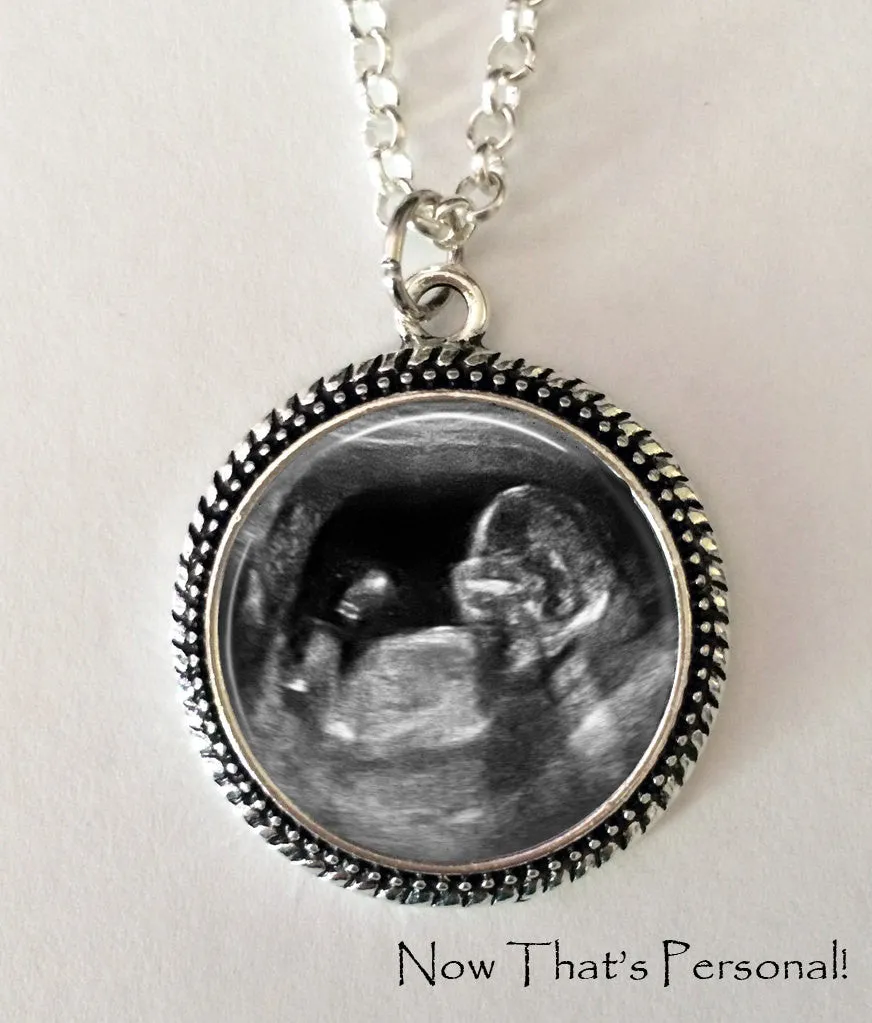 Baby SONOGRAM Necklace, Ultrasound Pendant
