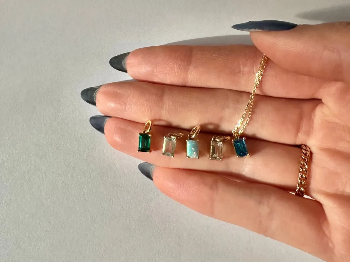 Birthstone Topaz Necklace - December