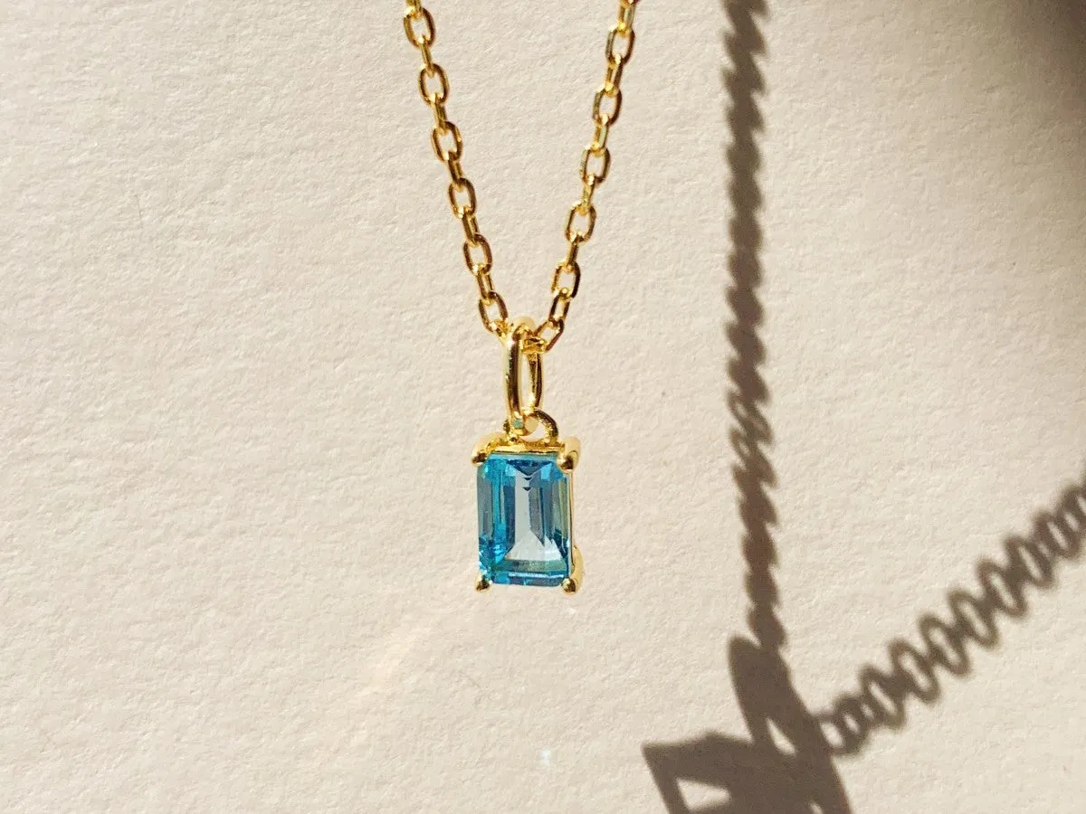 Birthstone Topaz Necklace - December