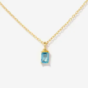 Birthstone Topaz Necklace - December