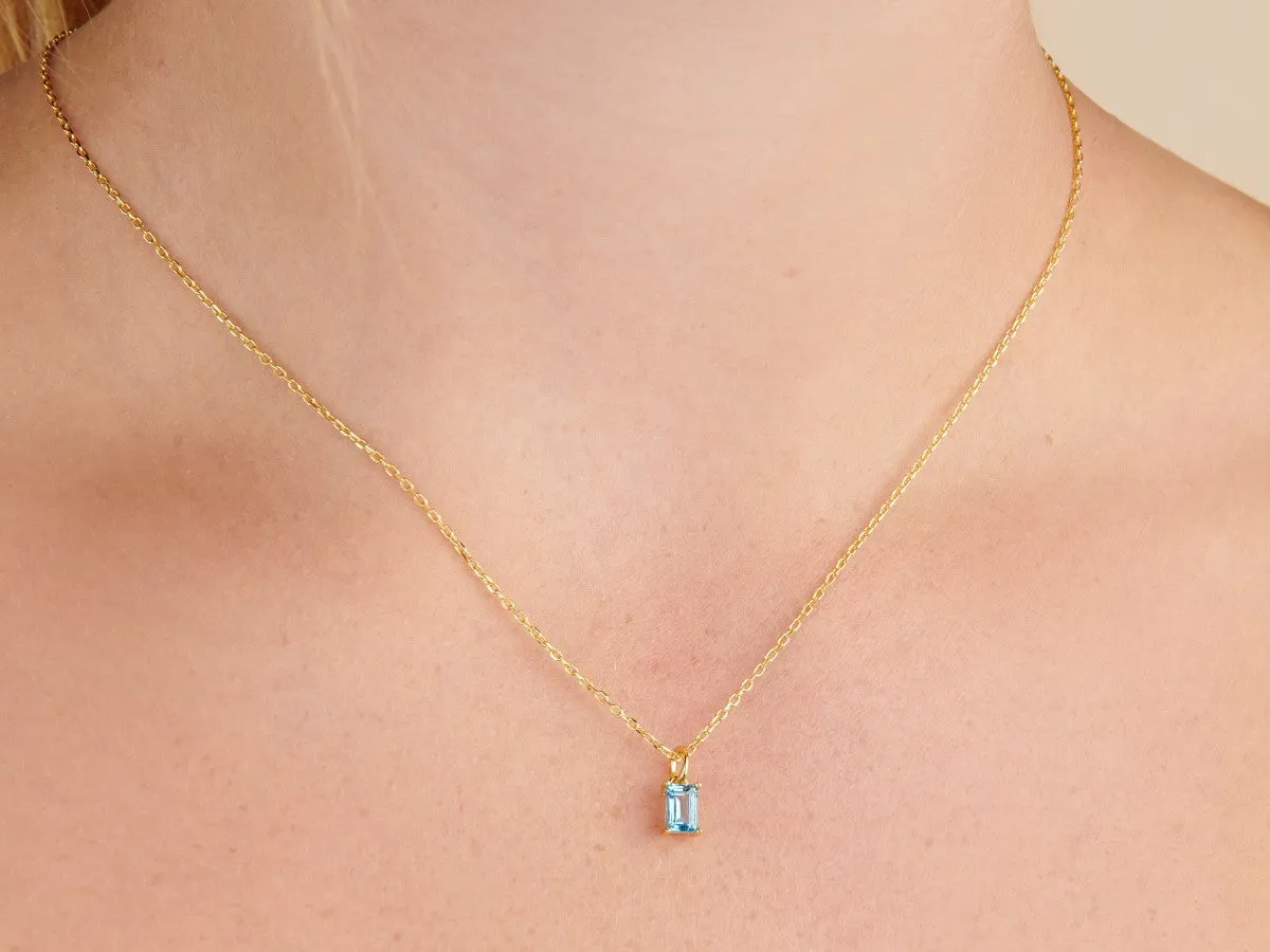 Birthstone Topaz Necklace - December