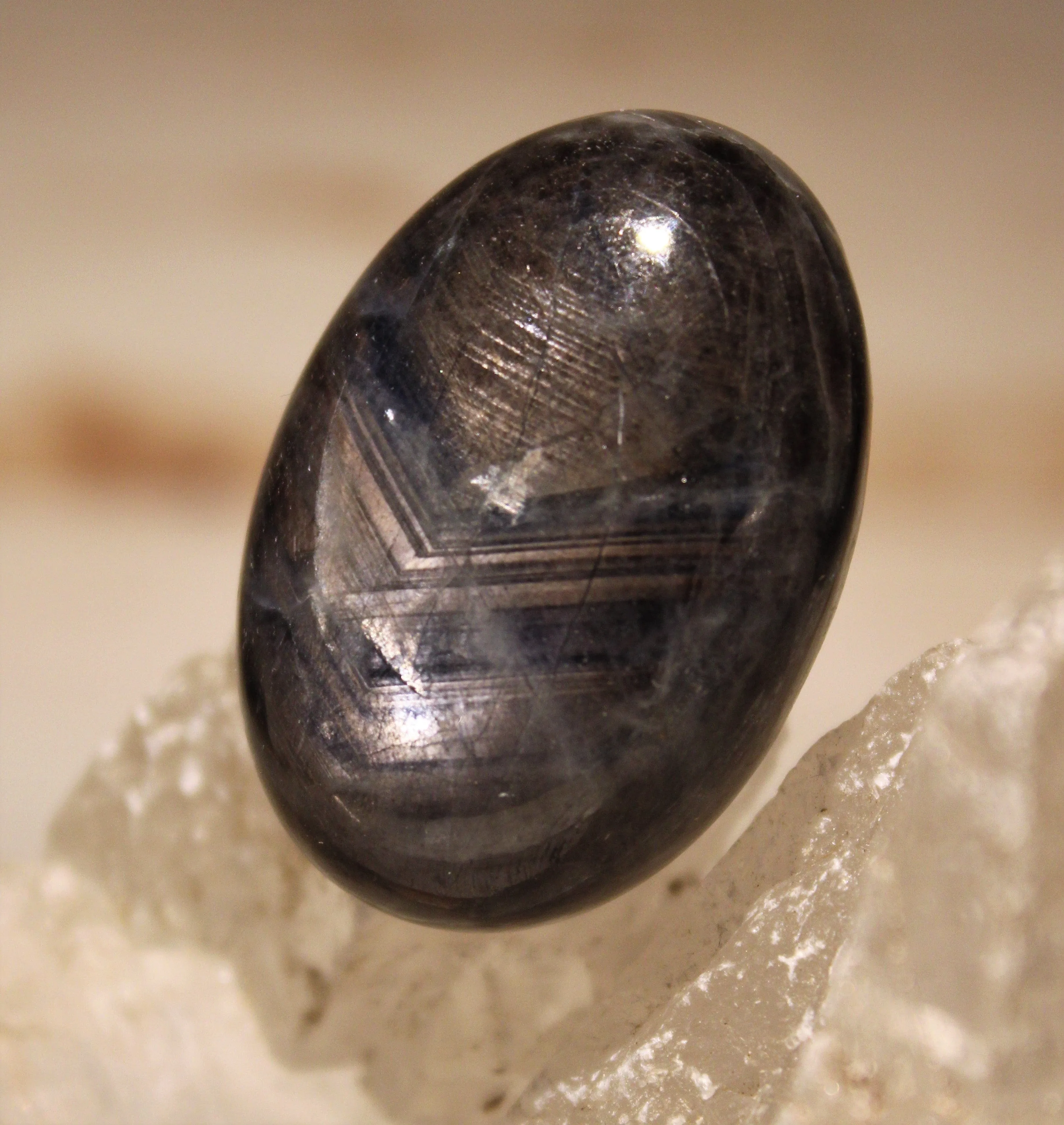 Black Star Sapphire Cabochon