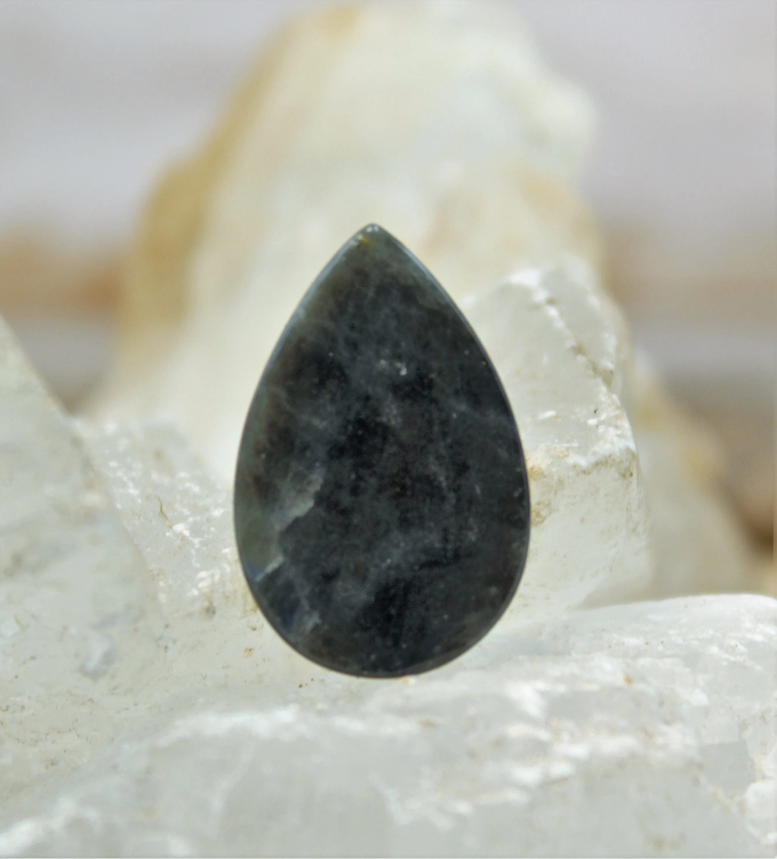 Black Star Sapphire Cabochon