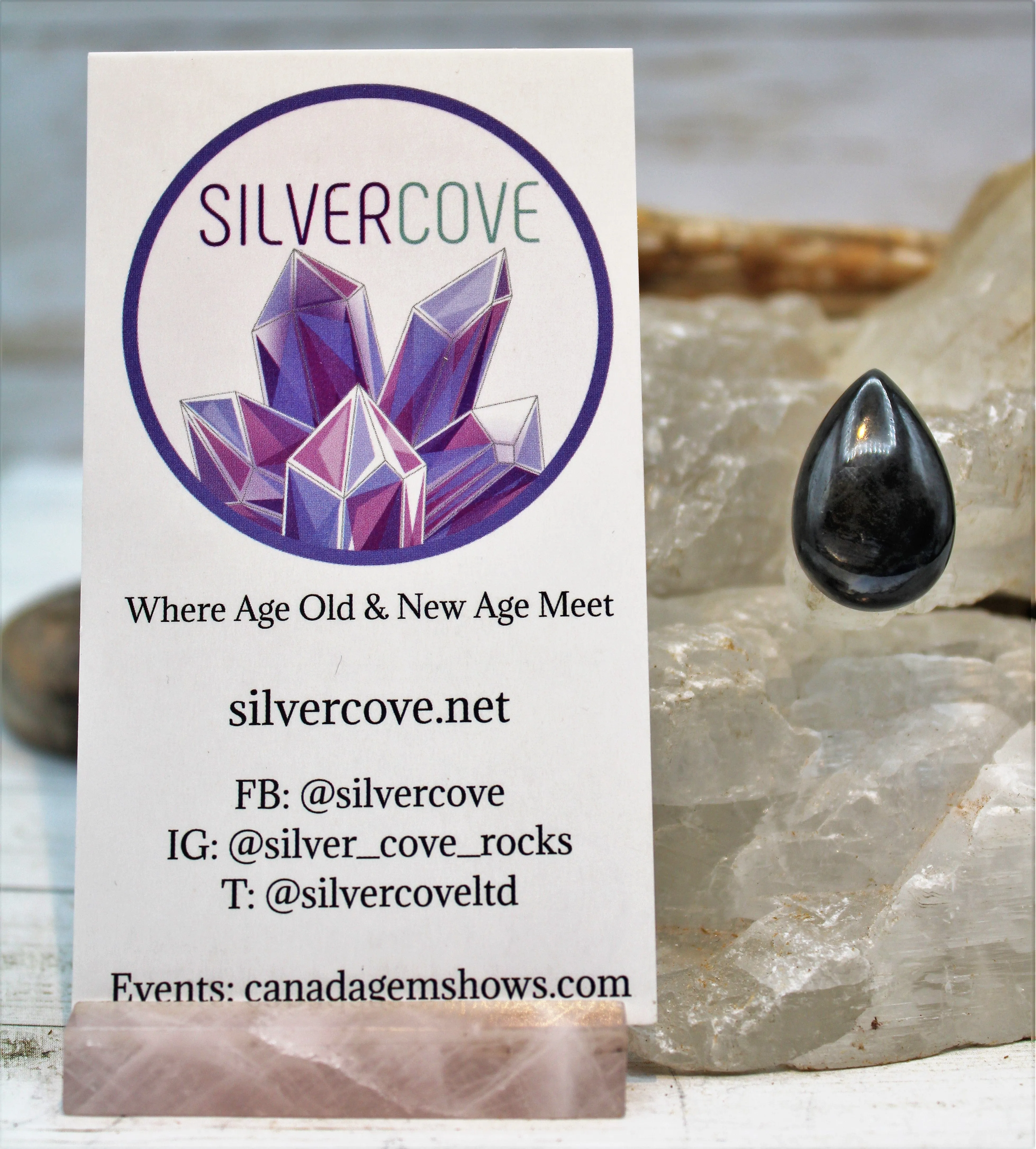 Black Star Sapphire Cabochon