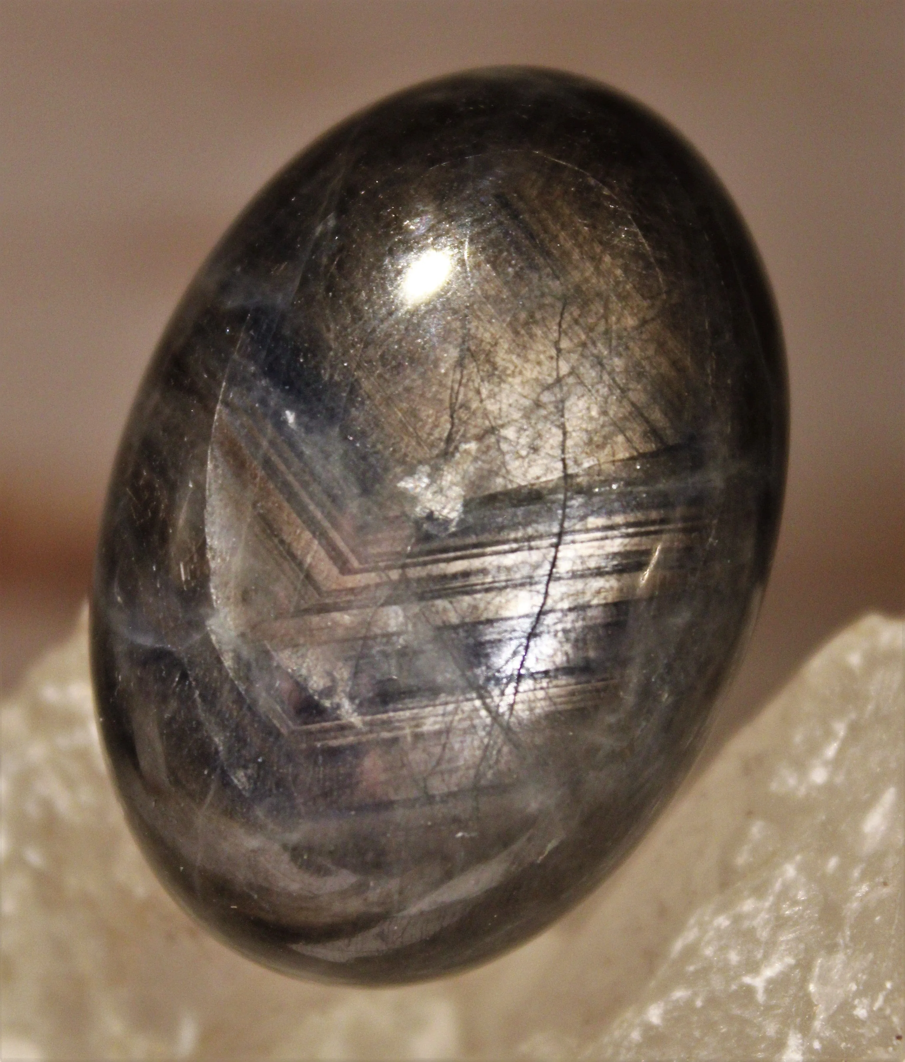 Black Star Sapphire Cabochon