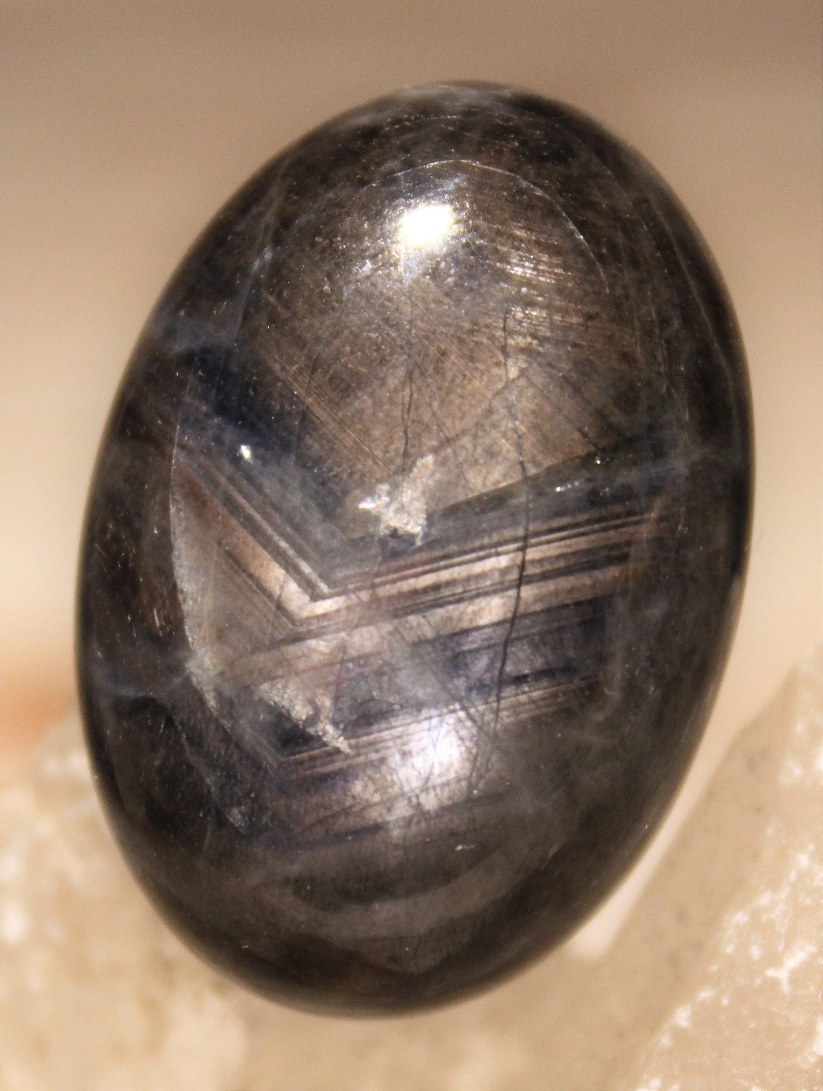 Black Star Sapphire Cabochon
