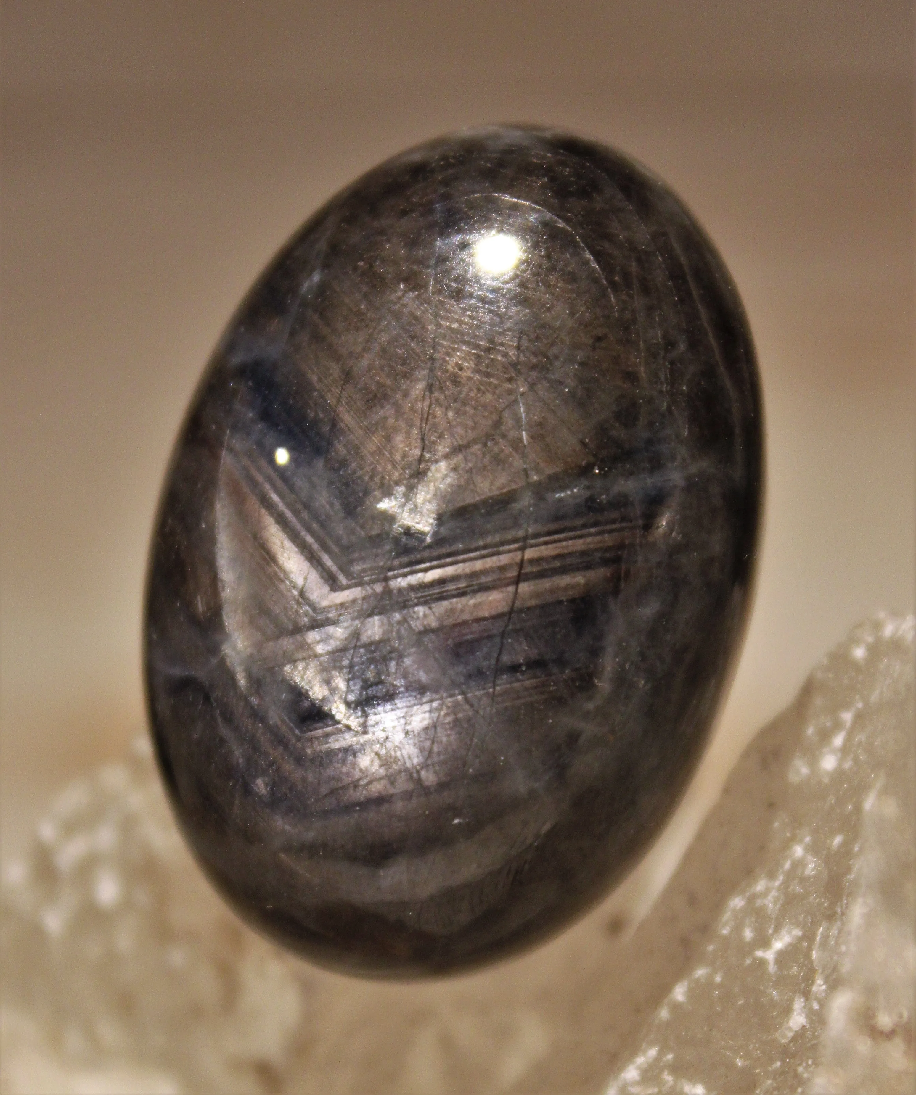 Black Star Sapphire Cabochon