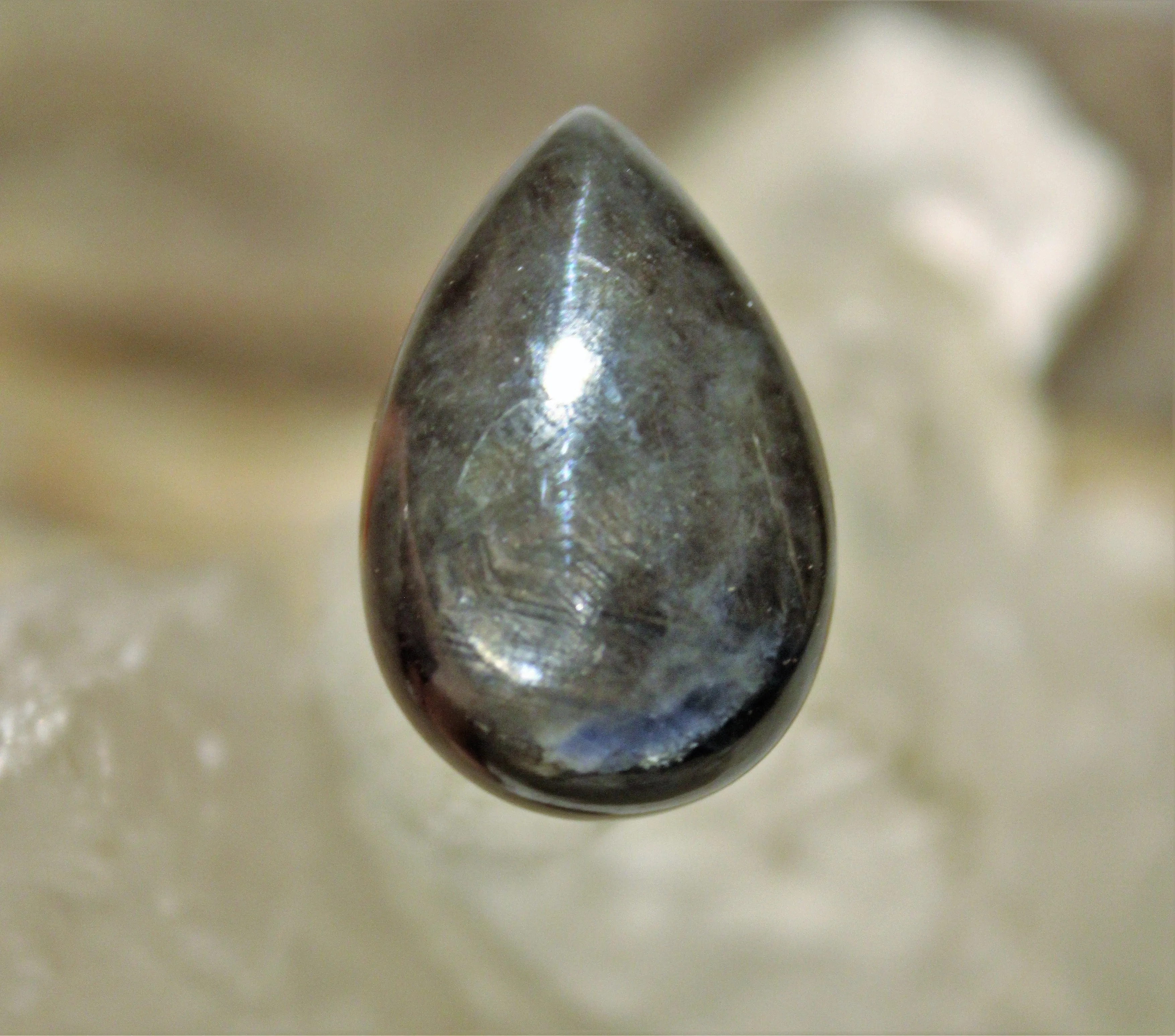 Black Star Sapphire Cabochon