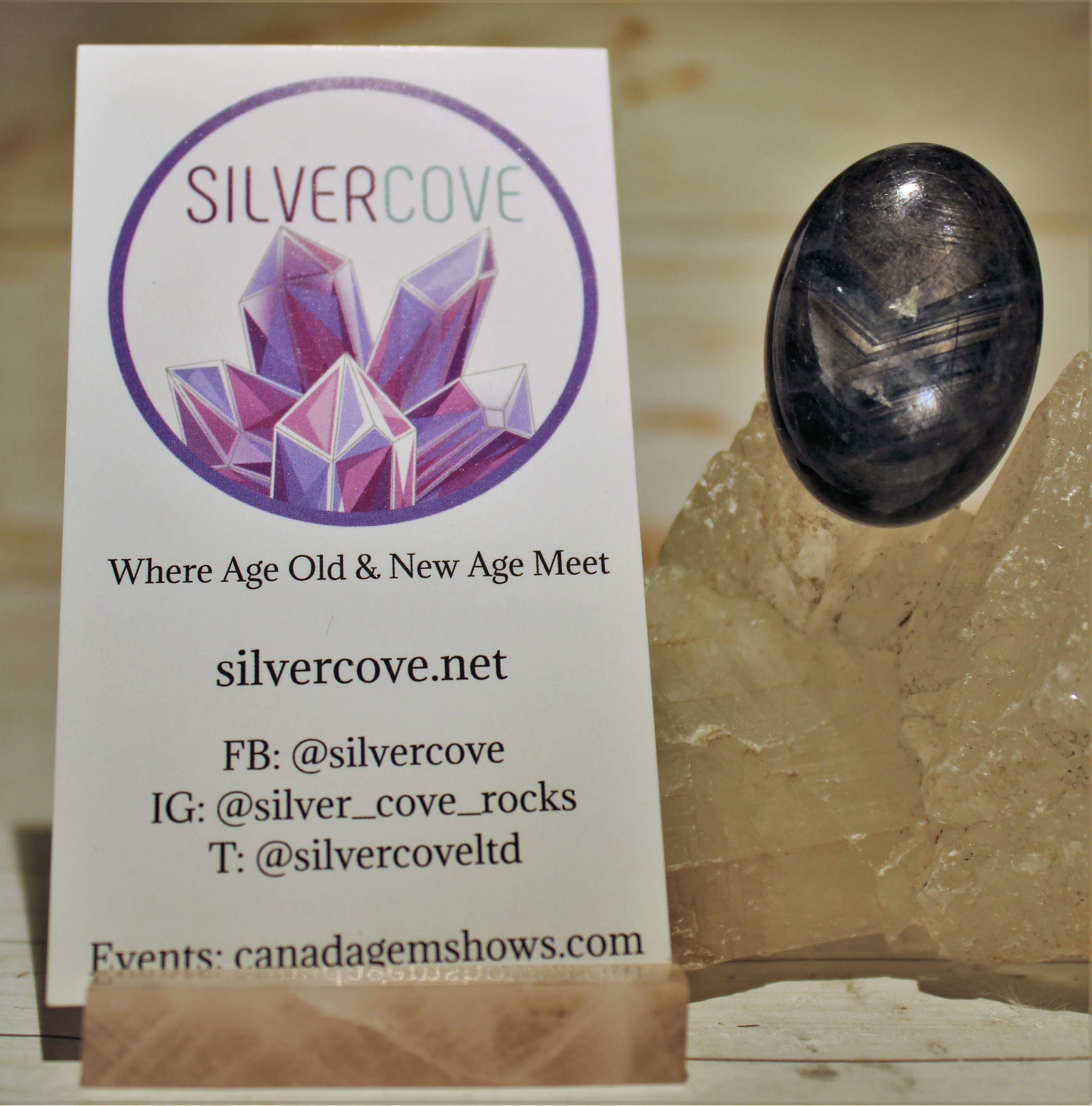 Black Star Sapphire Cabochon