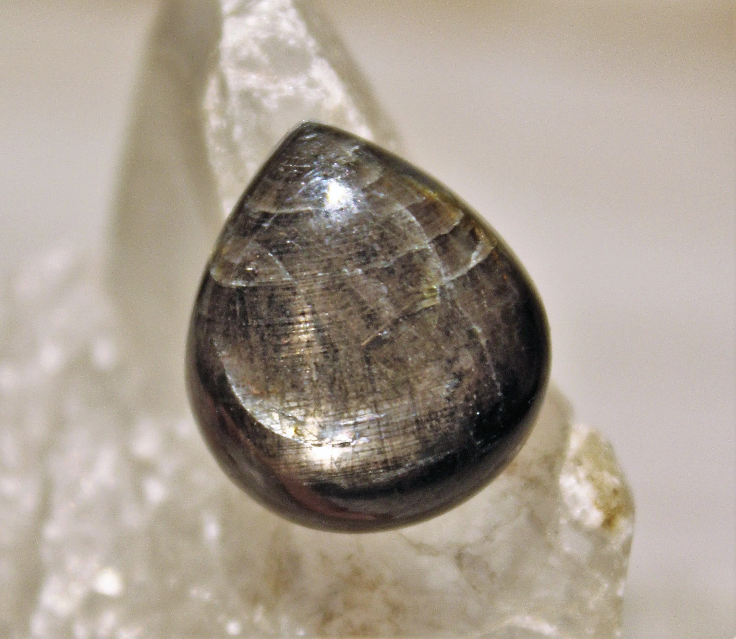 Black Star Sapphire Cabochon