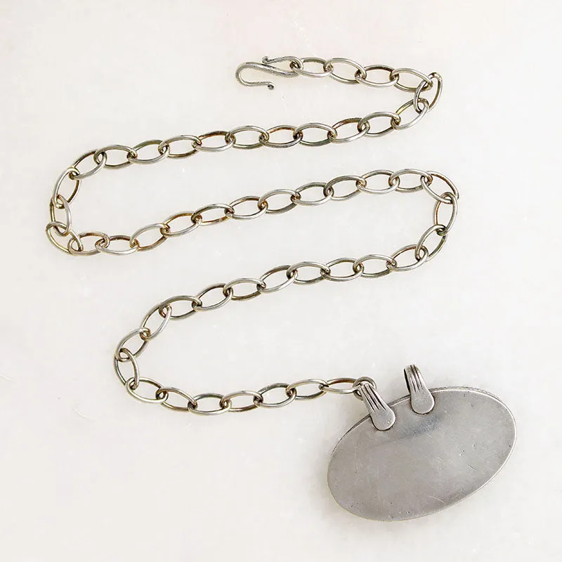Bohemian Romance 1960s Sterling & Carnelian Necklace