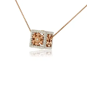 Box Diamond Rose Gold Snowflake