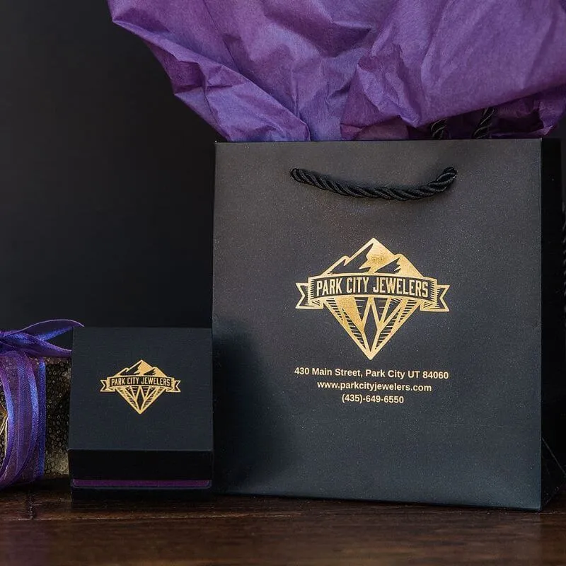 Box Diamond Rose Gold Snowflake