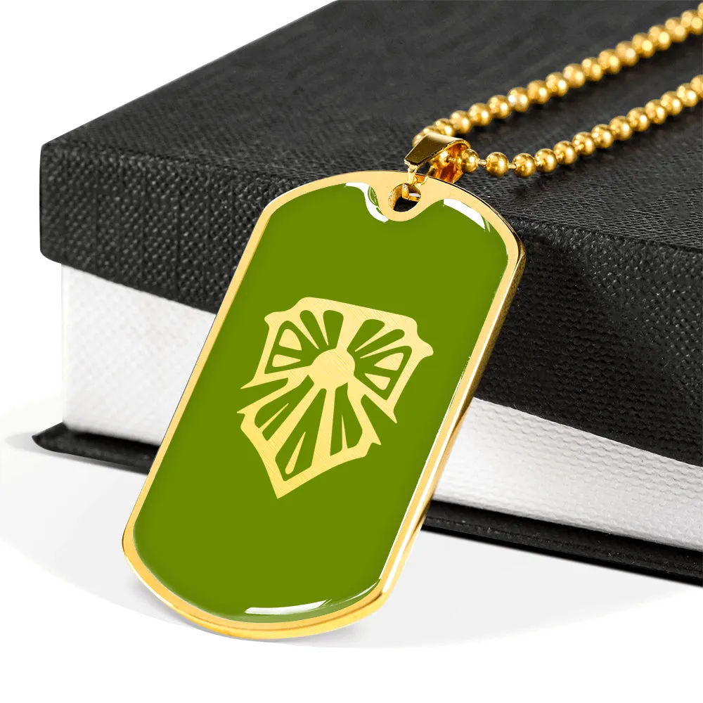 Bright Shield Rune Dog Tag