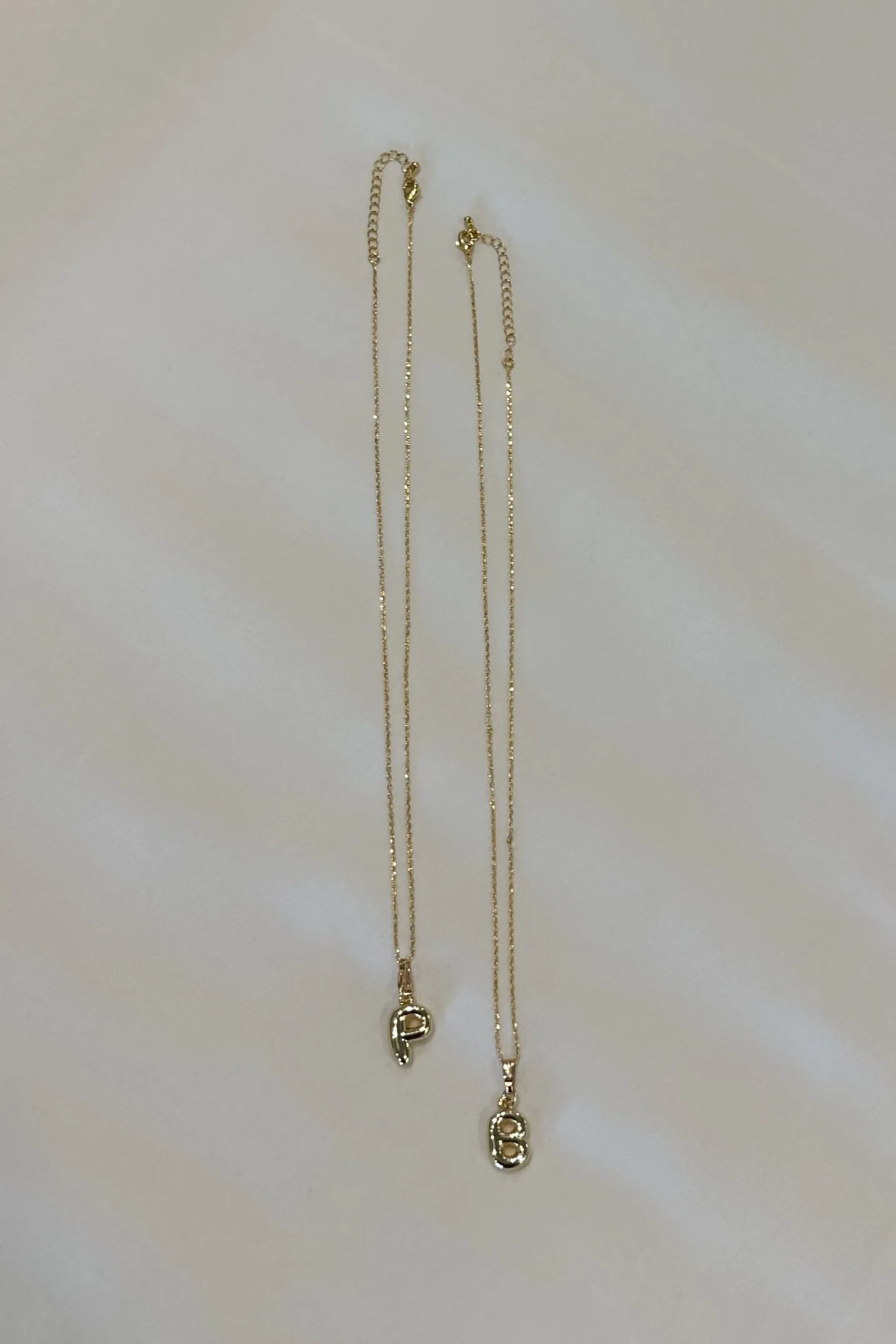 Bubble Initial Necklace by Pixelated