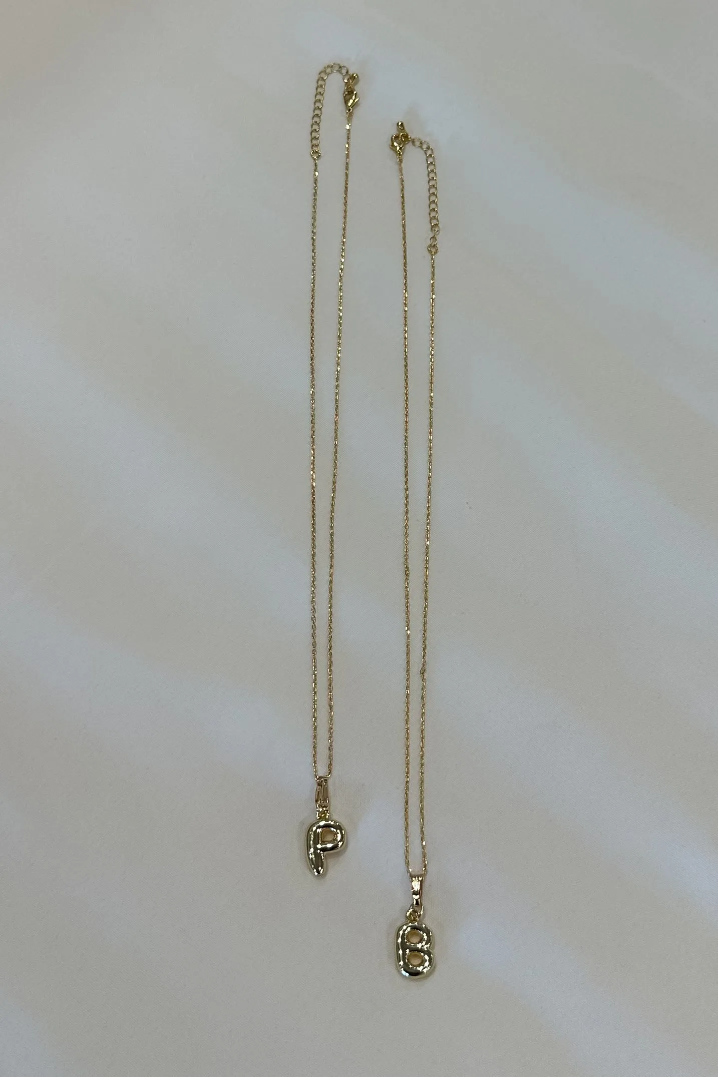 Bubble Initial Necklace by Pixelated