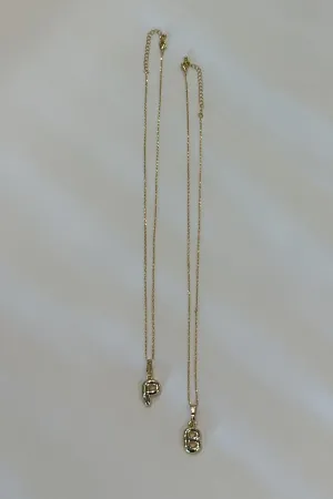 Bubble Initial Necklace by Pixelated