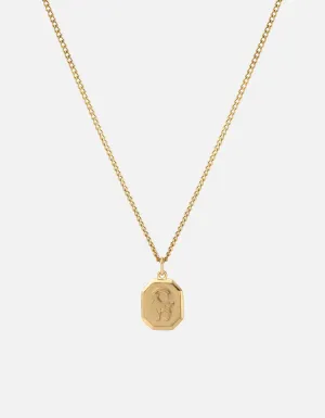Capricorn Nyle Necklace, Gold Vermeil