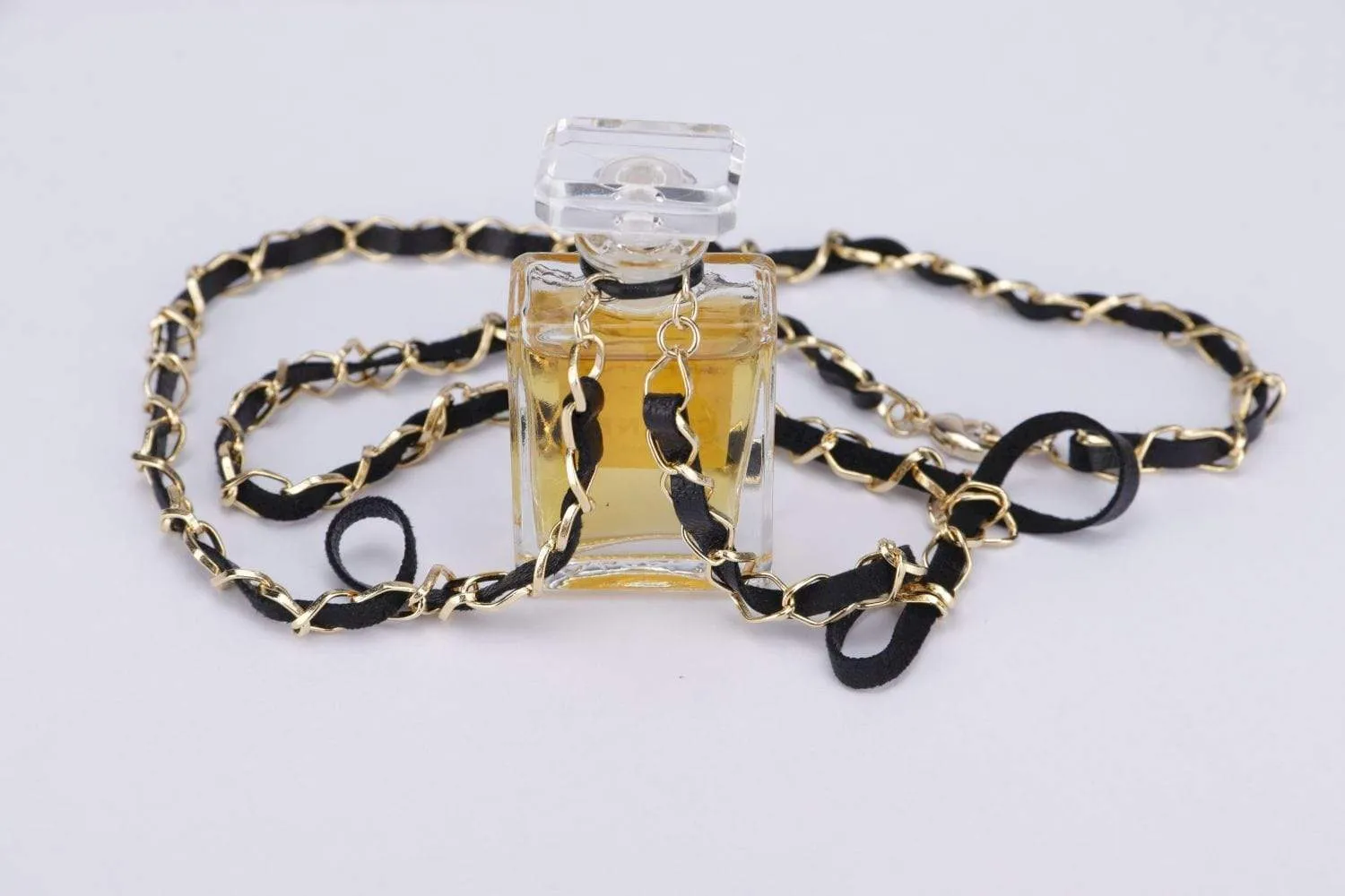 Chanel N5 Perfume Pendant Necklace